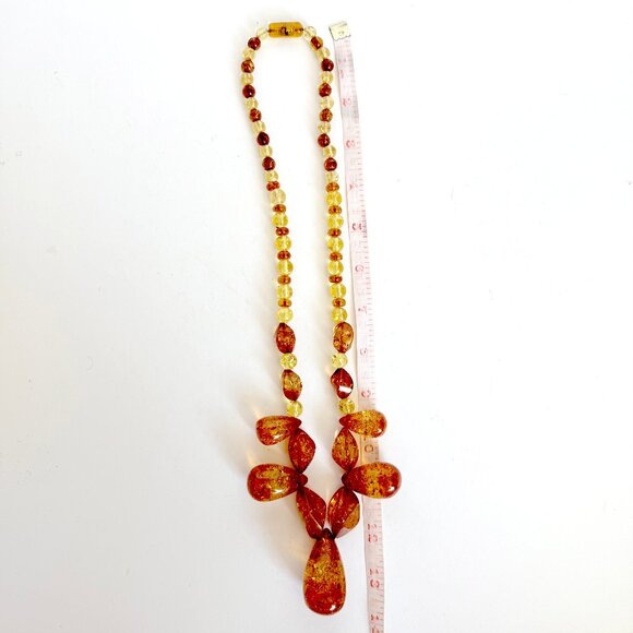 Vintage Baltic Amber Chunky Beaded Statement Necklace 86g - Picture 10 of 11